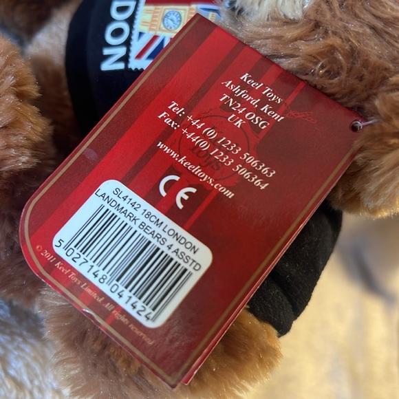 KEEL TOYS Baby London Bear - Picture 6 of 10